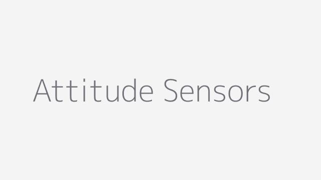 Attitude Sensors